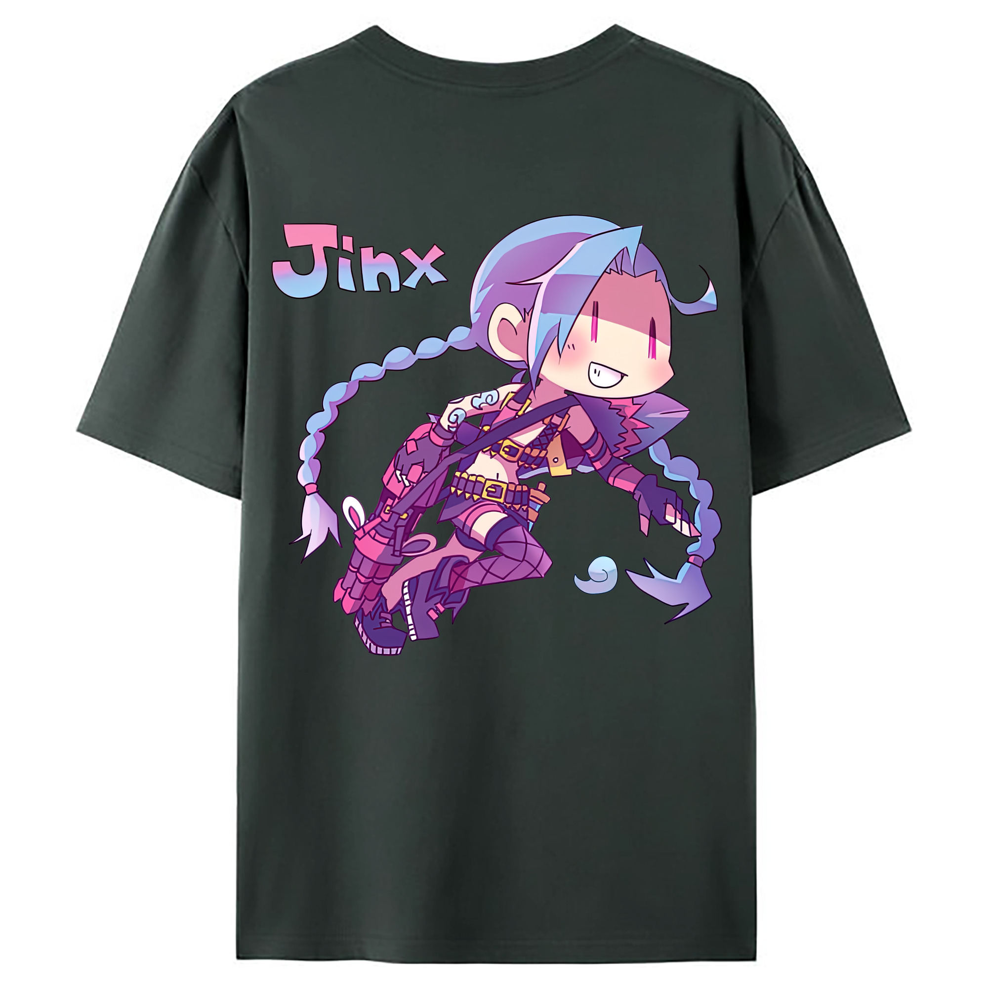（画像用） リーグ・オブ・レジェンド League of Legends LOL 綿100％ メンズ半袖Tシャツ（バックプリント） 通気性